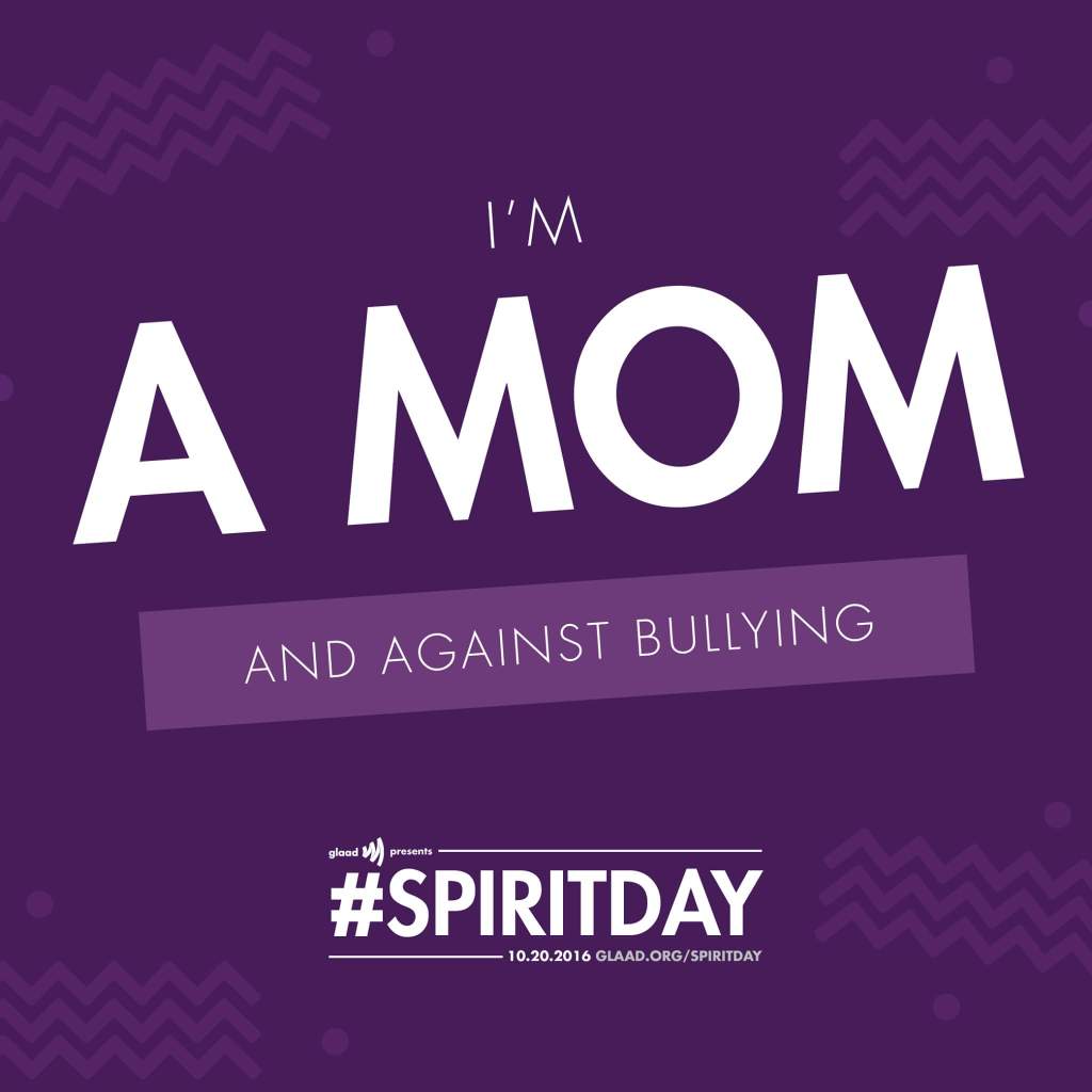 Purple it up!  It’s Anti-Bullying Day. #SpiritDay